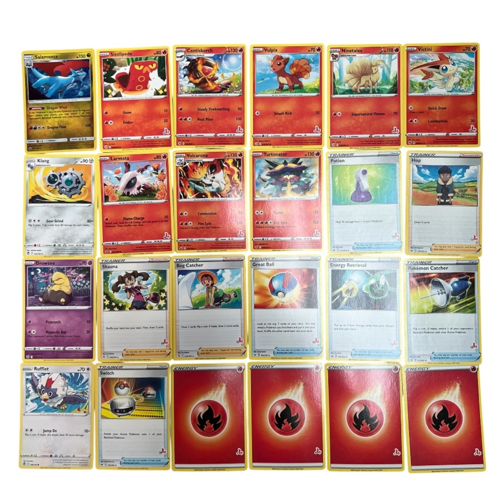 Pokemon Salamence Bundle 24 Cards & Card Holder